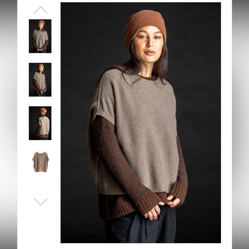 Paychi Guh cashmere popover $438 XS/S‎